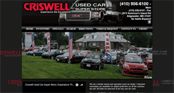 Desktop Screenshot of criswellusedcarsuperstore.com